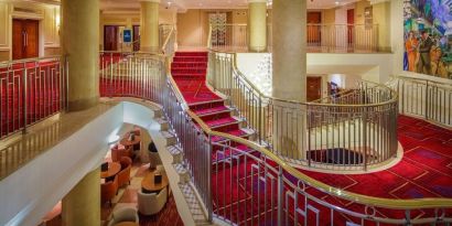 Staircase at Hilton London Paddington.