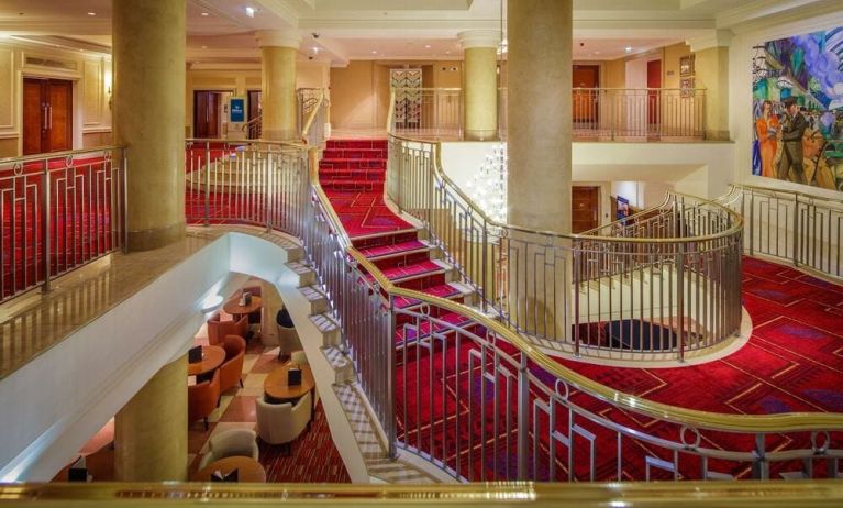 Staircase at Hilton London Paddington.