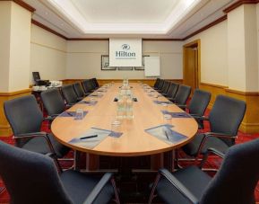 Professional meeting room at Hilton London Paddington.
