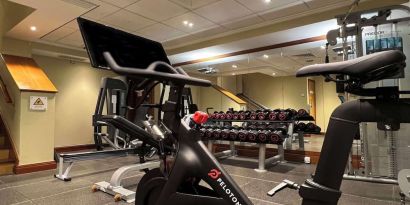 Fitness center available at Hilton London Paddington.
 