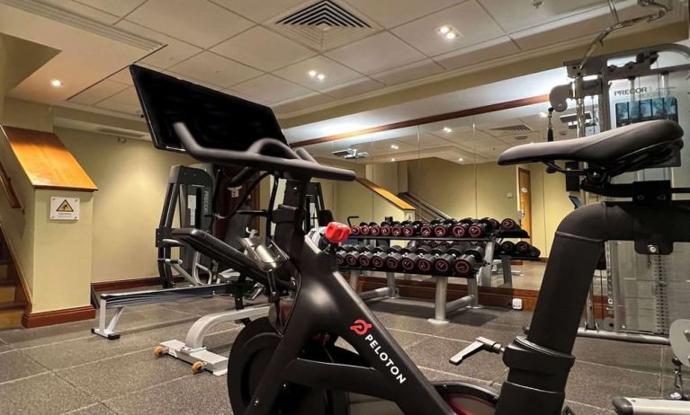 Fitness center available at Hilton London Paddington.
 