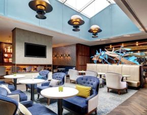 Executive lounge perfect for coworking at Hilton London Bankside.