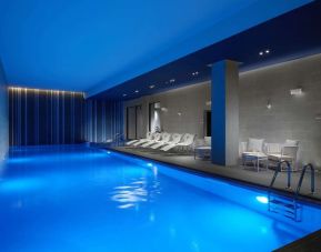 Refreshing indoor pool  at Hilton London Bankside.