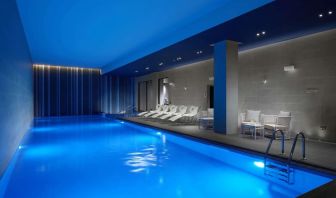 Refreshing indoor pool  at Hilton London Bankside.