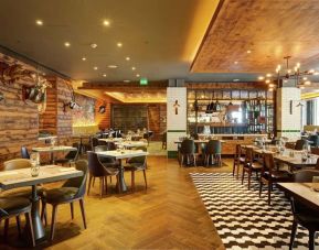 Dining room at Hilton London Bankside.