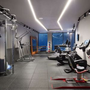 Fitness center available at Hilton London Bankside. 