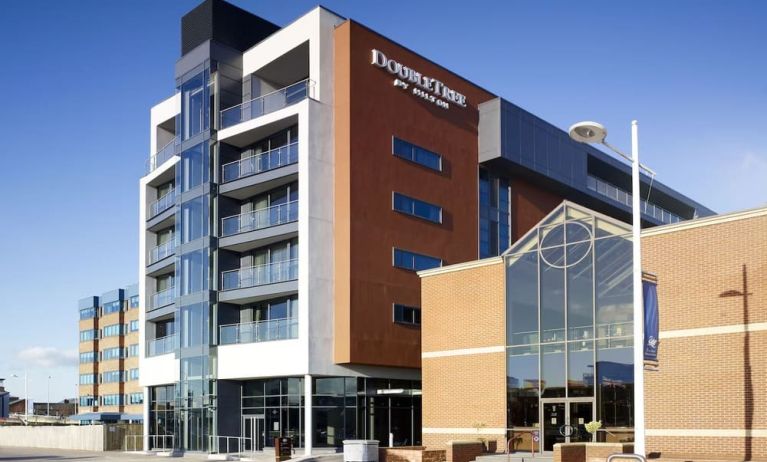 Hotel exterior at DoubleTree By Hilton Lincoln.