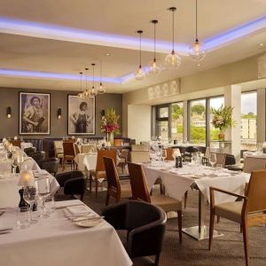 Dining area at DoubleTree By Hilton Lincoln.