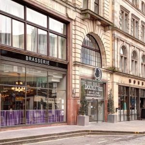 Hotel exterior at DoubleTree By Hilton Edinburgh City Centre.
