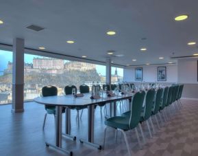 Professional meeting room at DoubleTree By Hilton Edinburgh City Centre.