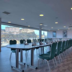 Professional meeting room at DoubleTree By Hilton Edinburgh City Centre.