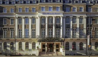 Hotel exterior at Hilton London Euston.