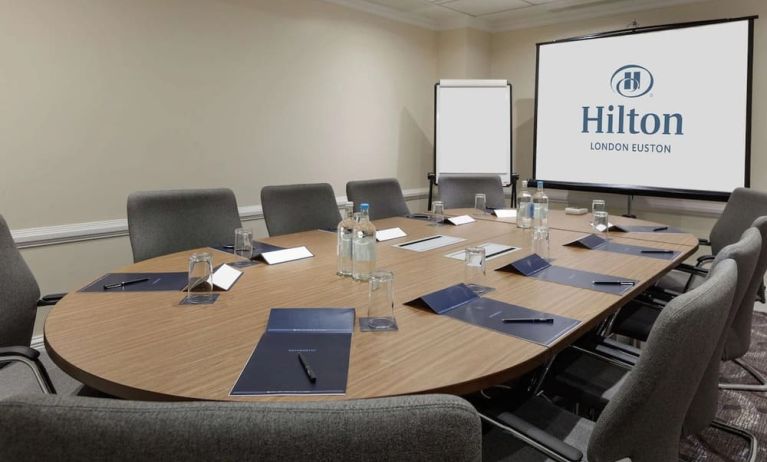 Professional meeting room at Hilton London Euston.