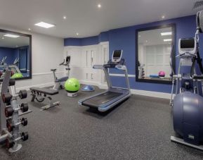 Fitness center available at  Hilton London Euston. 