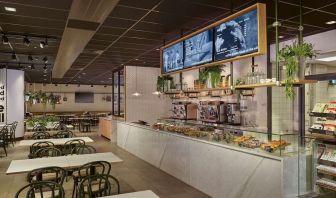 Dining area at DoubleTree By Hilton Coventry Building Society Arena.