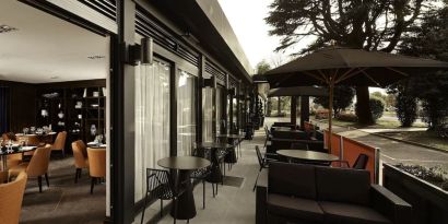 Breezy patio at DoubleTree By Hilton London - Ealing.