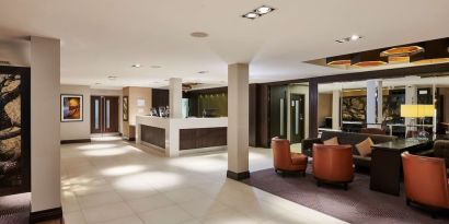 Lobby and coworking lounge at DoubleTree By Hilton London - Ealing.