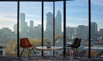 Lobby seating overlooking the city at The Westminster London, Curio Collection By Hilton.