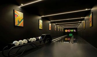 Bowling alley at The Westminster London, Curio Collection By Hilton.