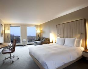 Spacious day use room at Hilton London Heathrow Airport Terminal 5. 