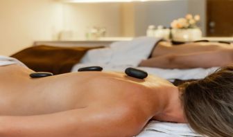 Hot stone massage available at Hilton London Heathrow Airport Terminal 5.