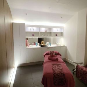 Facial and nail care treatments available at Hilton London Heathrow Airport Terminal 5.