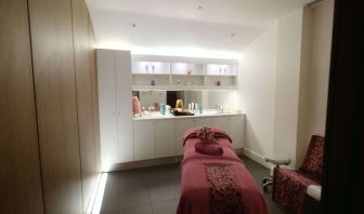 Facial and nail care treatments available at Hilton London Heathrow Airport Terminal 5.