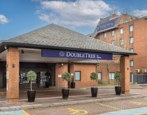 Hotel exterior at DoubleTree By Hilton Manchester Airport.