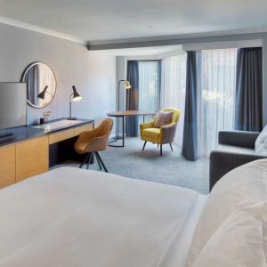 Spacious day use room at DoubleTree By Hilton Manchester Airport.