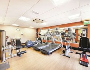 Fitness center available at DoubleTree By Hilton Manchester Airport. 