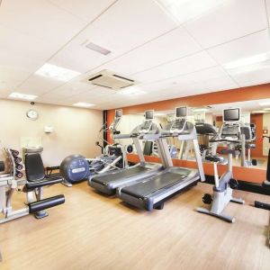 Fitness center available at DoubleTree By Hilton Manchester Airport. 