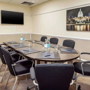 Professional meeting room at DoubleTree By Hilton Manchester Airport. 