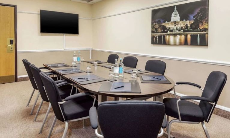 Professional meeting room at DoubleTree By Hilton Manchester Airport. 