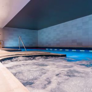 Relaxing indoor pool at Hilton Bournemouth.  