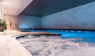 Relaxing indoor pool at Hilton Bournemouth.  