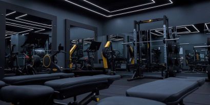 Fitness center available at Hilton Bournemouth.   