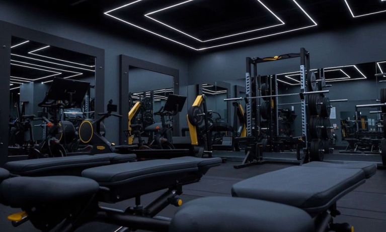 Fitness center available at Hilton Bournemouth.   