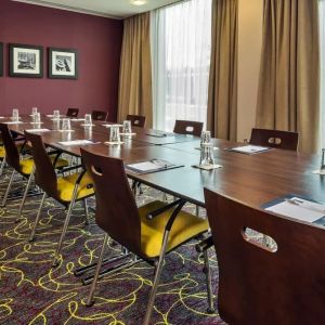 Professional meeting room at Hampton By Hilton London Luton Airport.