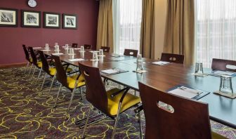 Professional meeting room at Hampton By Hilton London Luton Airport.