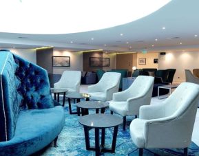 Lobby and coworking lounge at DoubleTree By Hilton Hotel & Spa Chester.