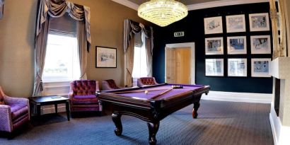 Billiards table available at DoubleTree By Hilton Hotel & Spa Chester.