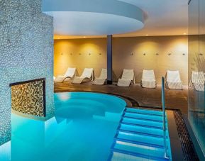 Indoor spa tub at DoubleTree By Hilton Hotel & Spa Chester. 