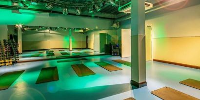 Yoga room available at DoubleTree By Hilton Hotel & Spa Chester.