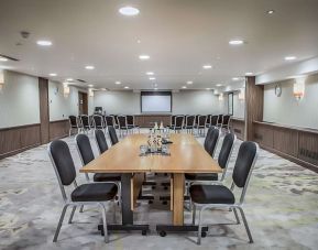 Professional meeting room at Hilton London Kensington.
