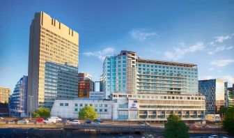 Hotel exterior at Hilton London Metropole.