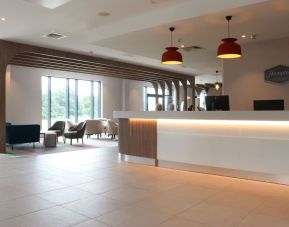 Reception area at Hampton By Hilton Hamilton Park.