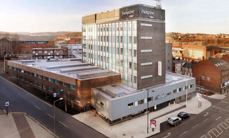 Hotel exterior at Hampton By Hilton Sheffield.