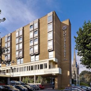 Hotel exterior at DoubleTree By Hilton Bristol City Centre. 