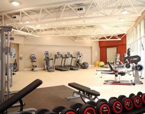 Fitness center available at DoubleTree By Hilton Bristol City Centre.  