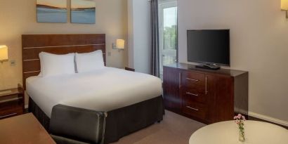 Day use room with work desk at DoubleTree By Hilton Bristol City Centre.  